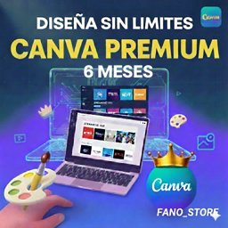 Imagen de CANVA PREMIUM X6 MESES
